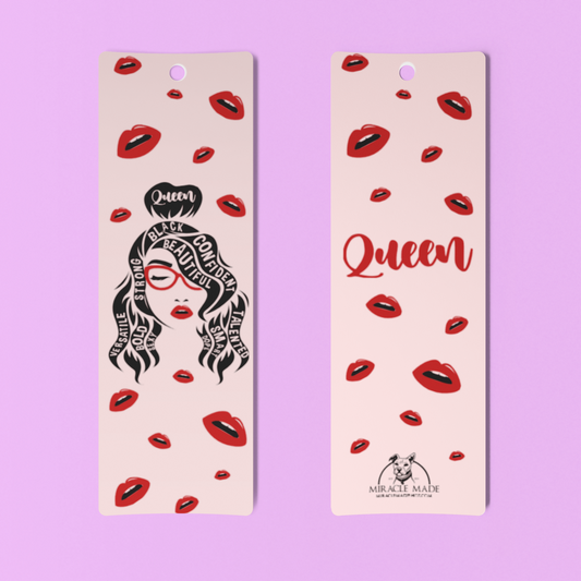 Curly Queen is All That, Pop of Red [Bookmark]
