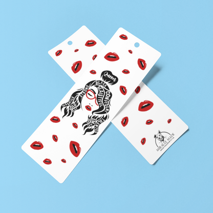 Curly Queen is All That, Pop of Red [Bookmark]