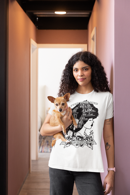 Feed Your Mind & Blossom, Young Woman [T-Shirt]