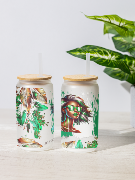 Afrobeat Soul, Nigerian Influence [Frosted Glass Tumbler]
