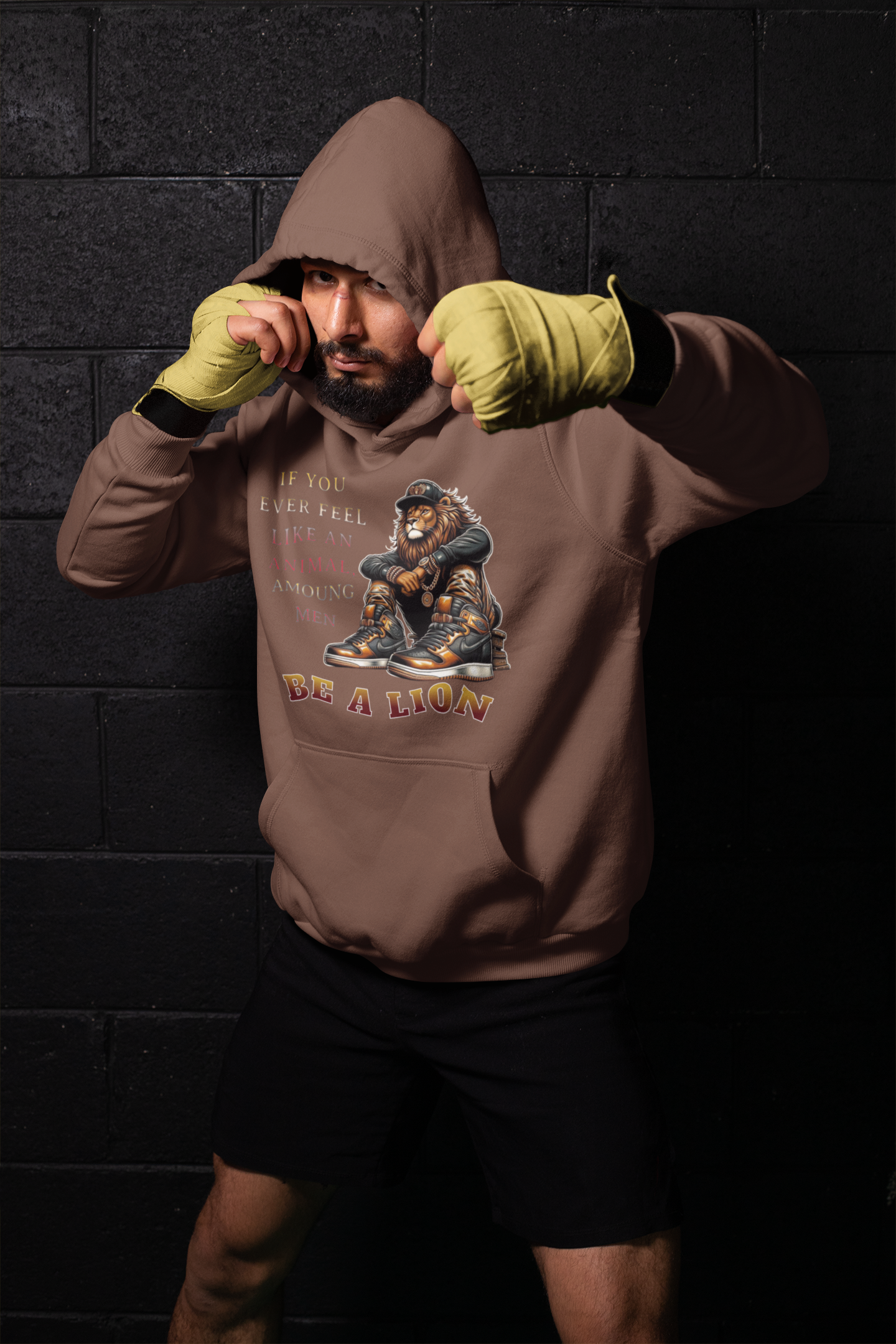 Be A Lion Amoung Men [Hoodie]