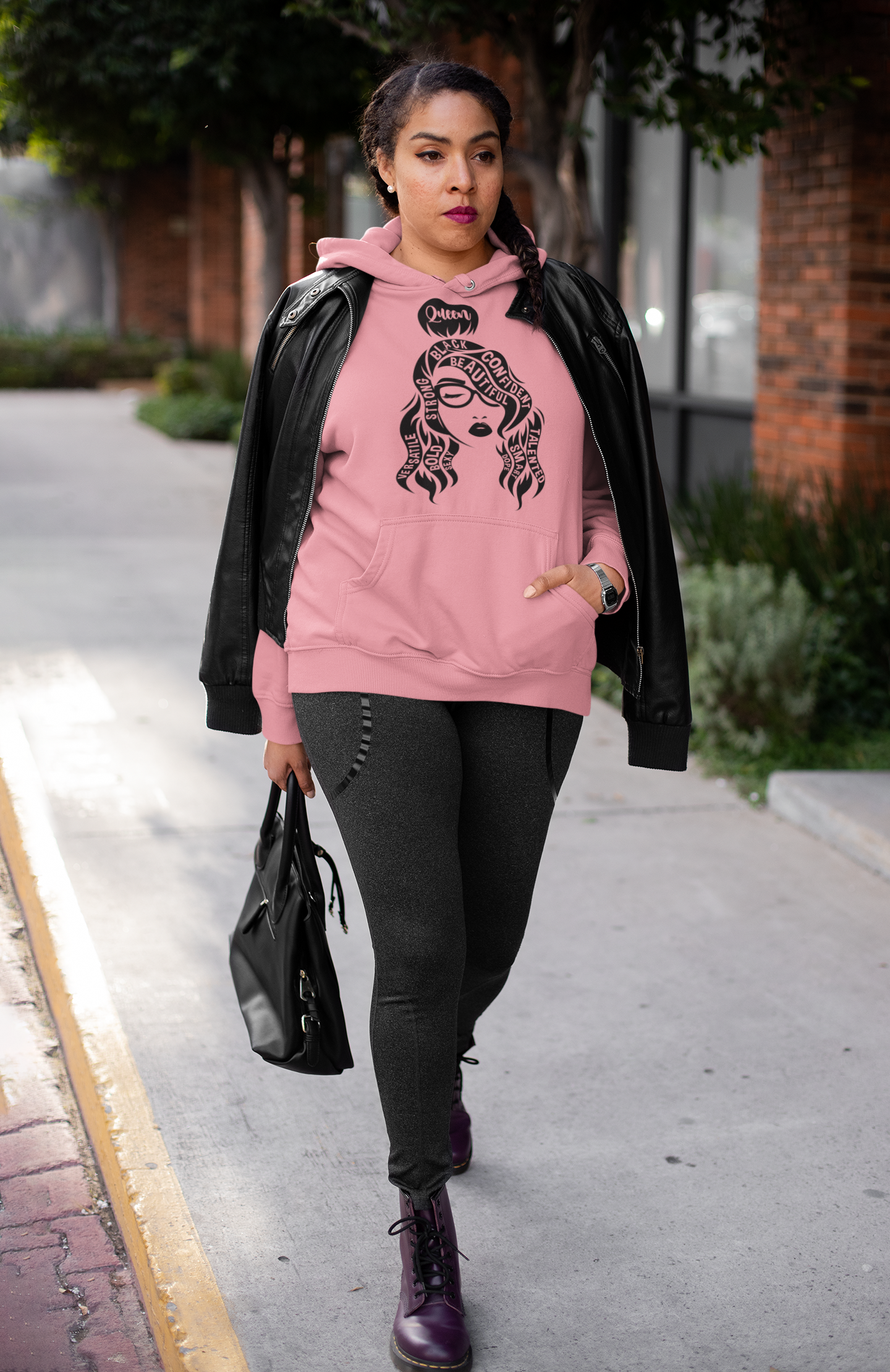 Curly Queen Is All That, Solid [Hoodie]