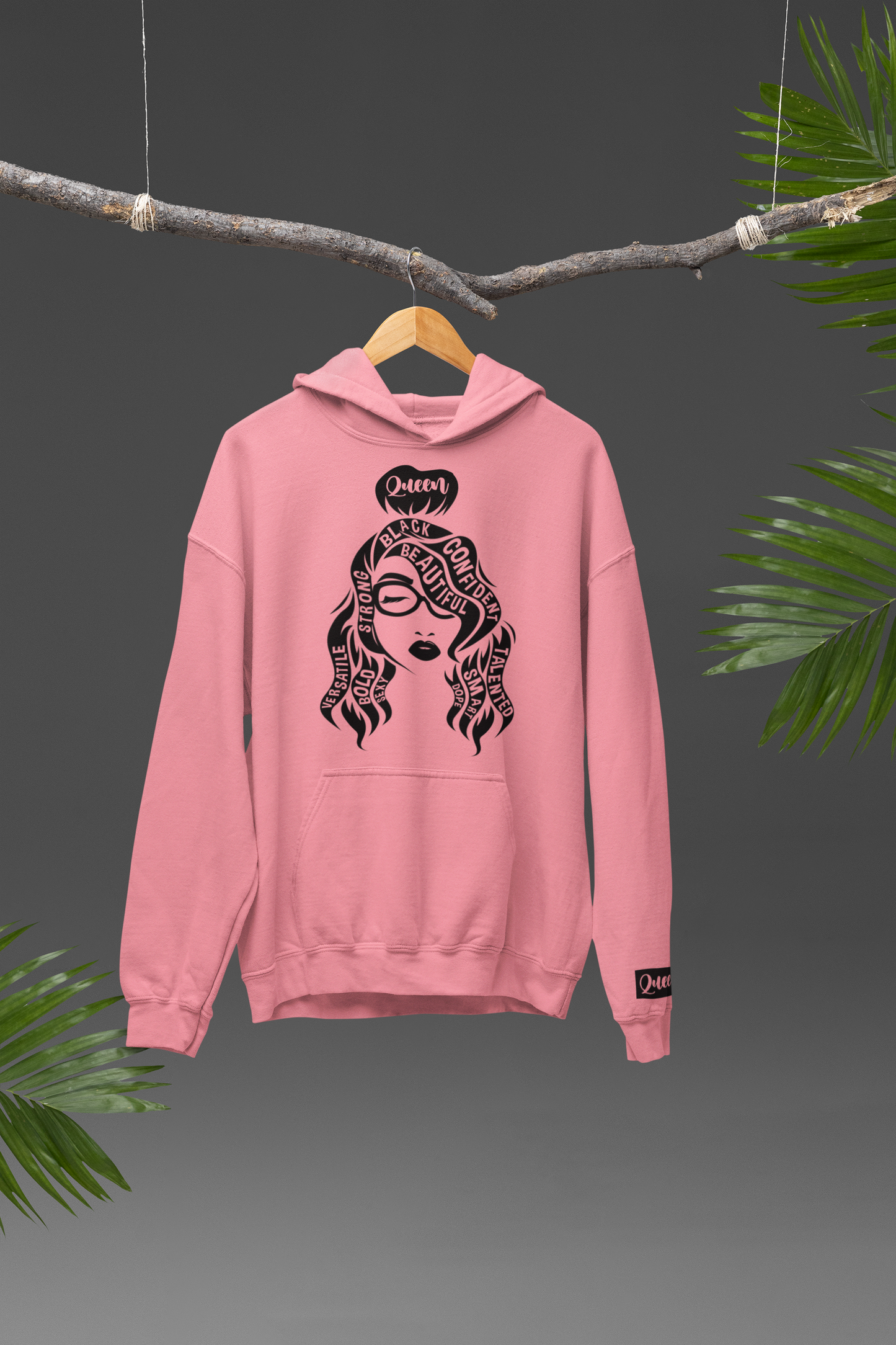 Curly Queen Is All That, Solid [Hoodie]
