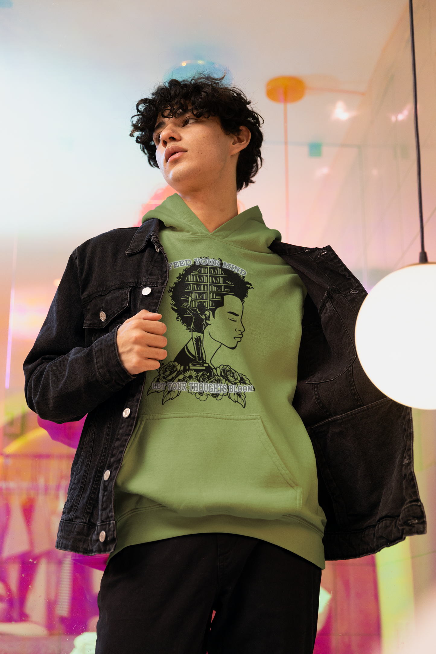 Feed Your Mind & Blossom, Young Man [Hoodie]