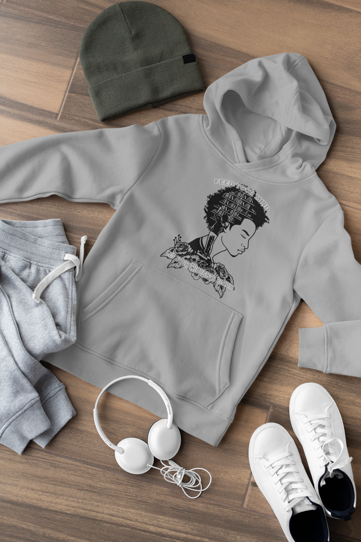 Feed Your Mind & Blossom, Young Man [Hoodie]