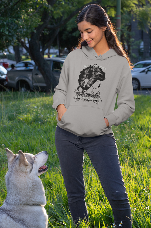 Feed Your Mind & Blossom, Young Woman [Hoodie]