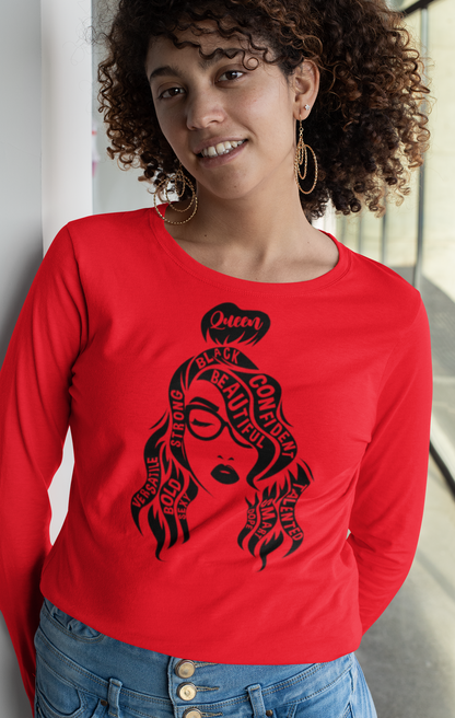 Curly Queen Is All That, Solid [Longsleeve]