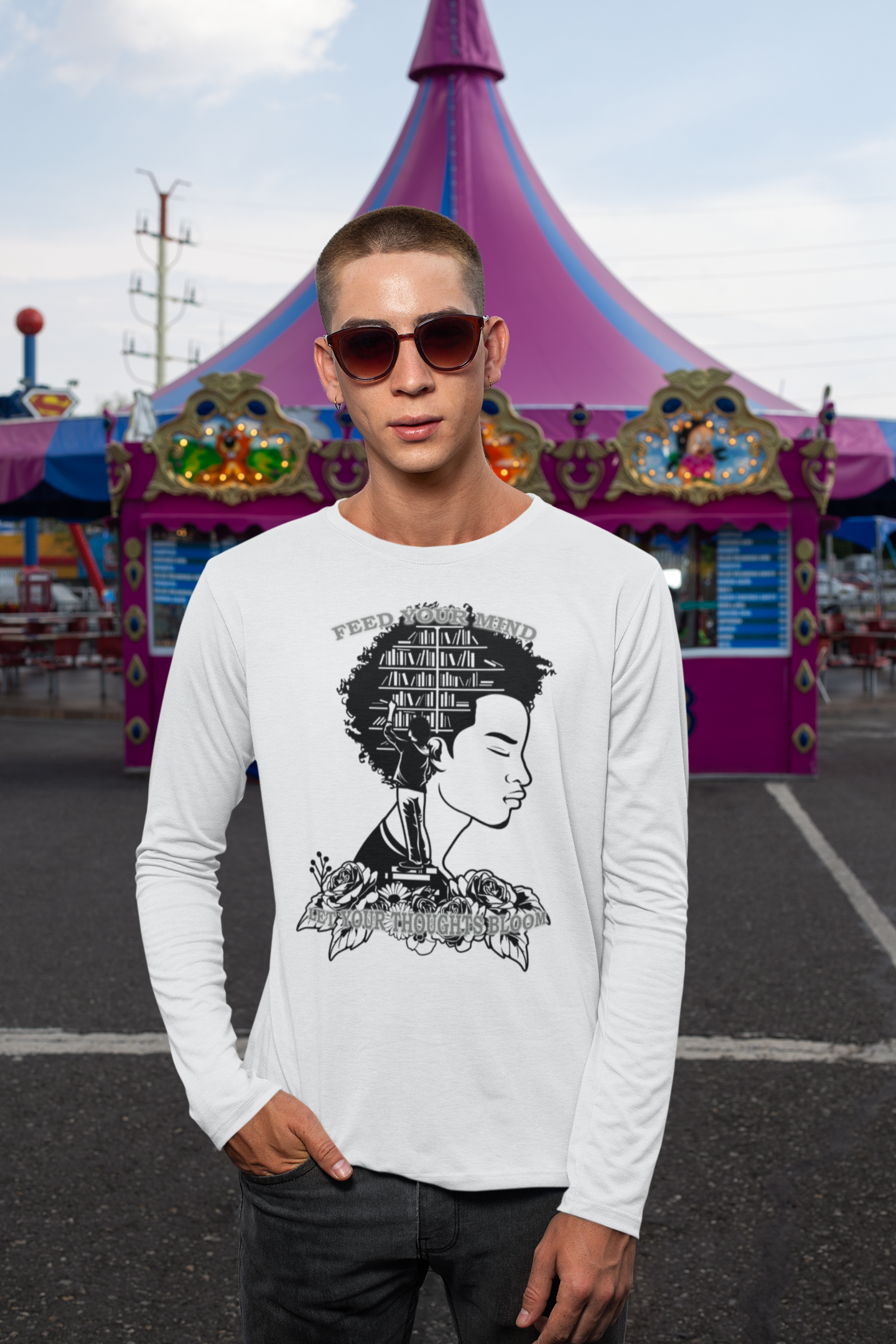Feed Your Mind & Blossom, Young Man [Longsleeve]