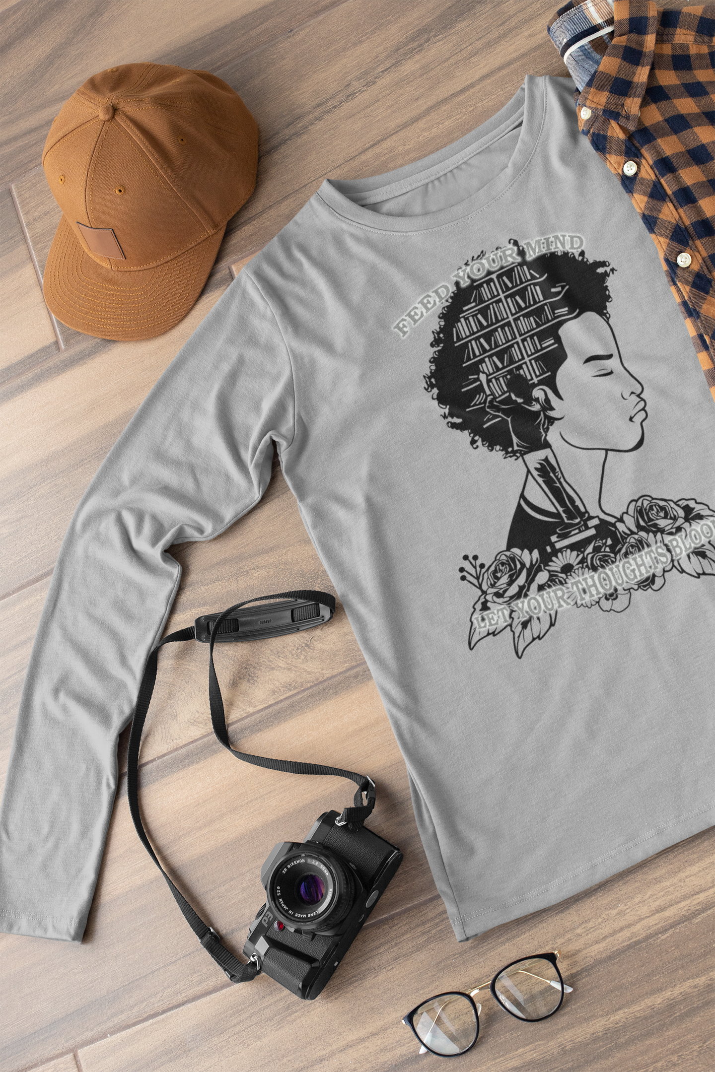 Feed Your Mind & Blossom, Young Man [Longsleeve]