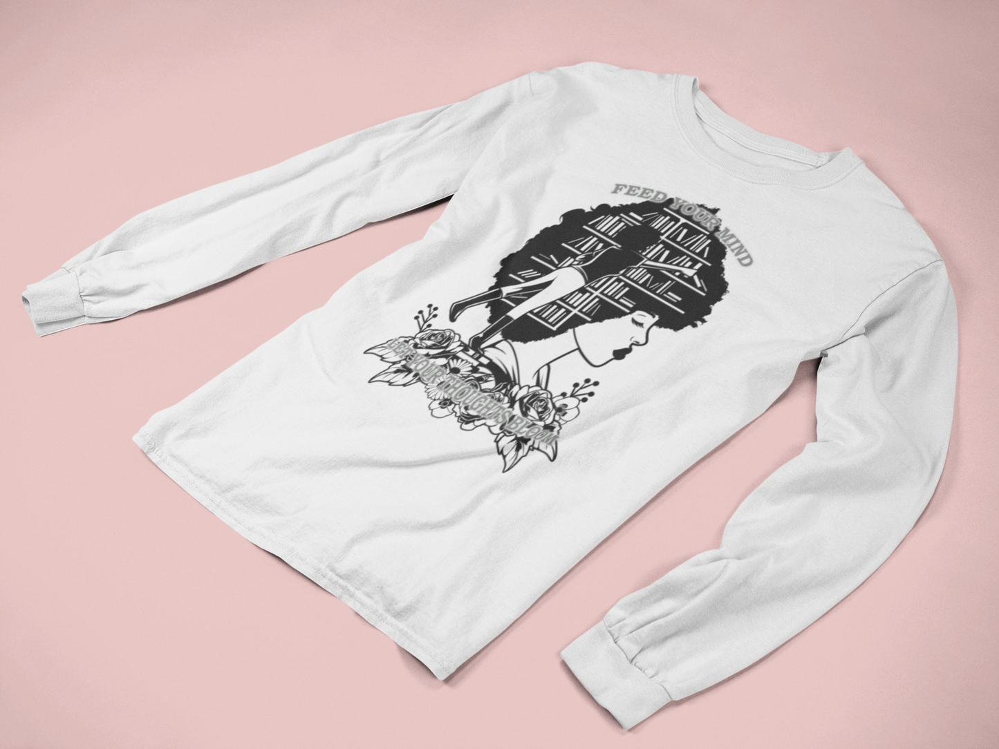 Feed Your Mind & Blossom, Young Woman [Longsleeve]