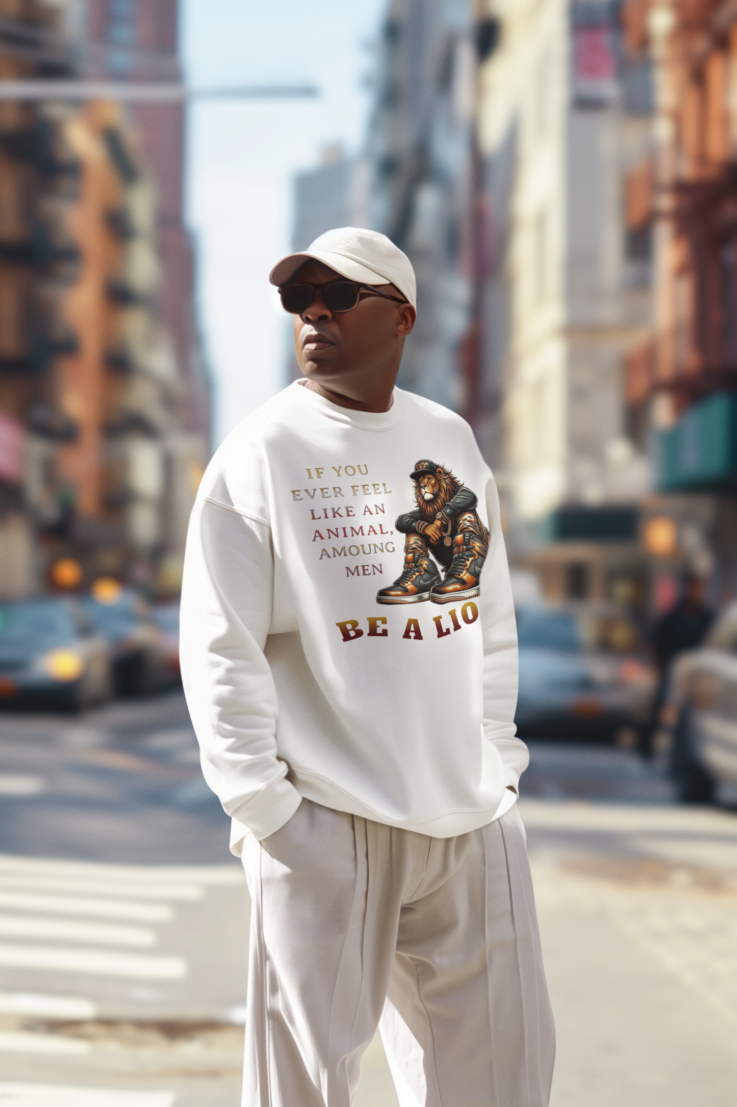 Be A Lion Amoung Men [Sweatshirt]