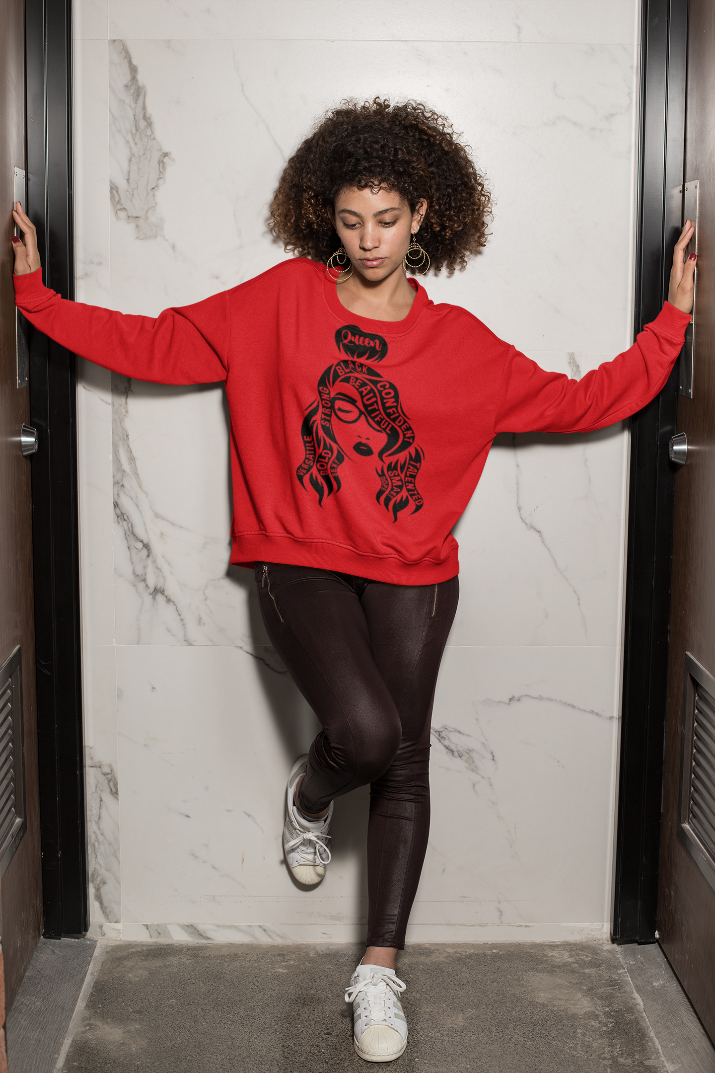 Curly Queen Is All That, Solid [Sweatshirt]