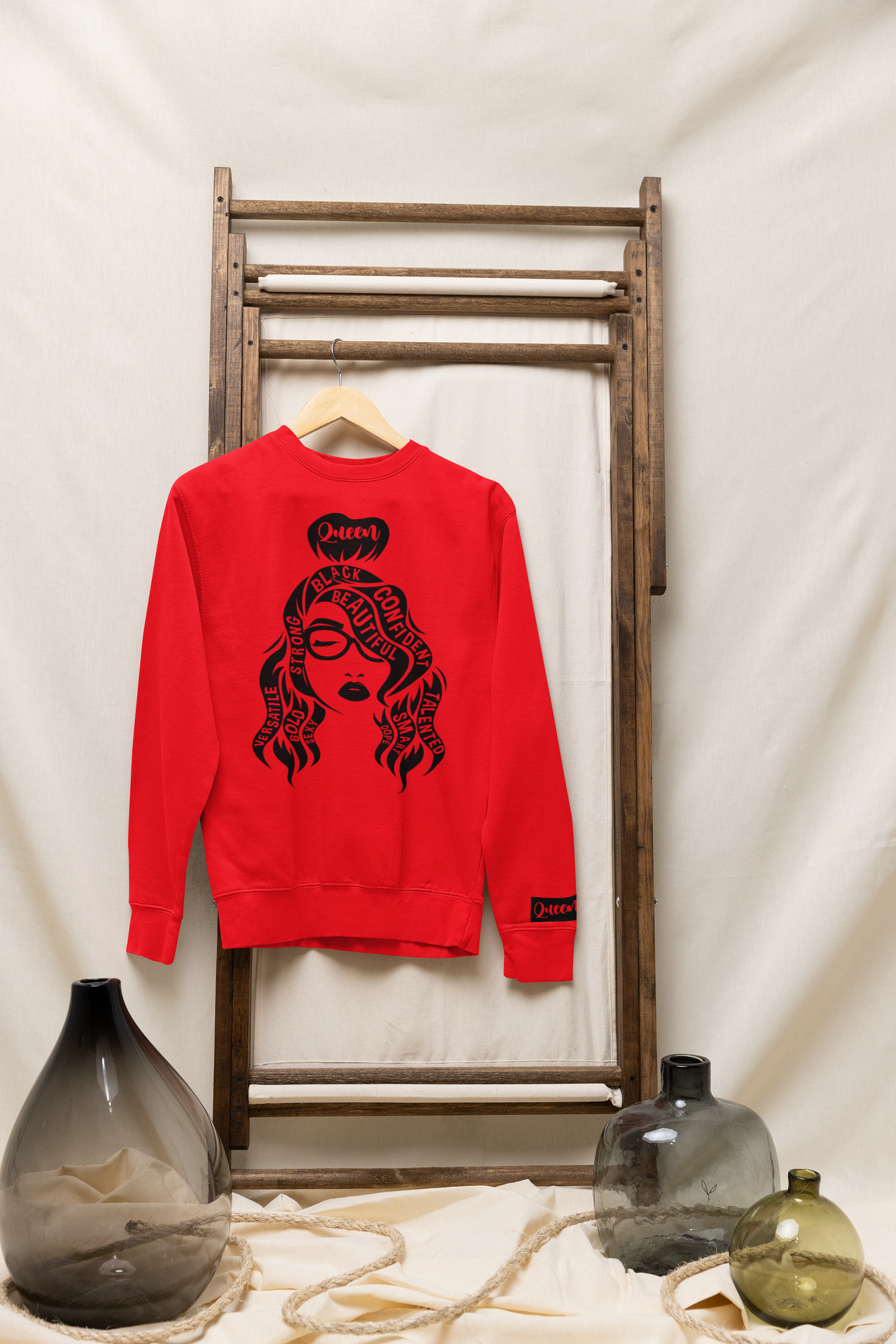 Curly Queen Is All That, Solid [Sweatshirt]