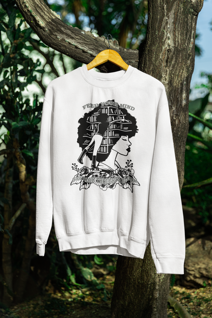 Feed Your Mind & Blossom, Young Woman [Sweatshirt]