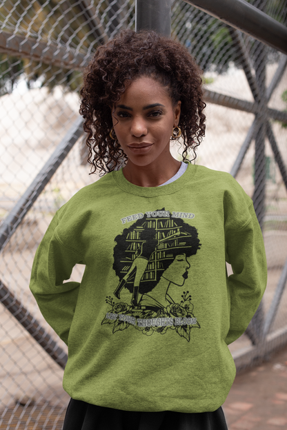 Feed Your Mind & Blossom, Young Woman [Sweatshirt]