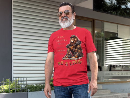 Be A Lion Amoung Men [T-Shirt]