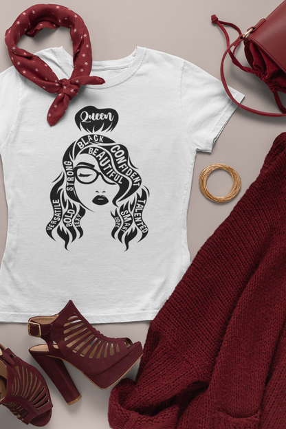 Curly Queen Is All That, Solid [T-Shirt]