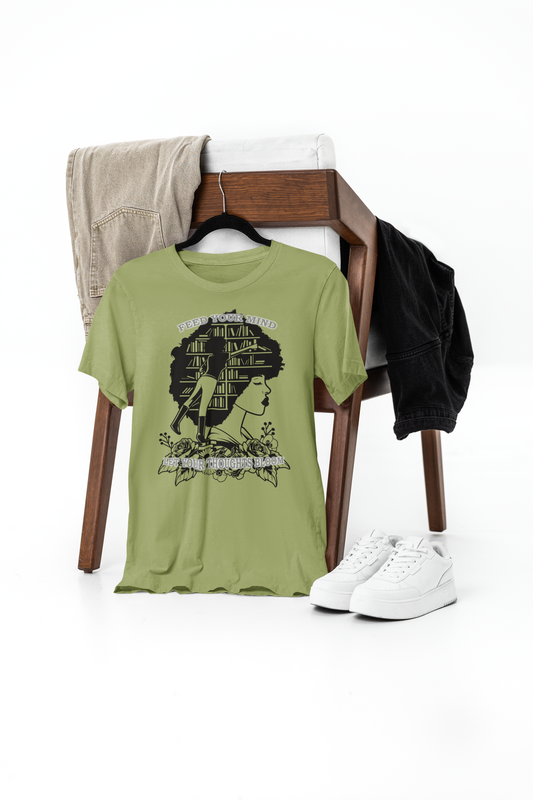 Feed Your Mind & Blossom, Young Woman [T-Shirt]